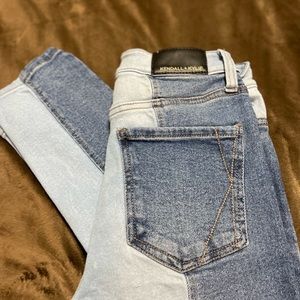 two tone jeans(2pairs)